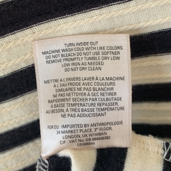 ANTHRO Postmark Atelier Striped Mock Turtleneck - Picture 4 of 4